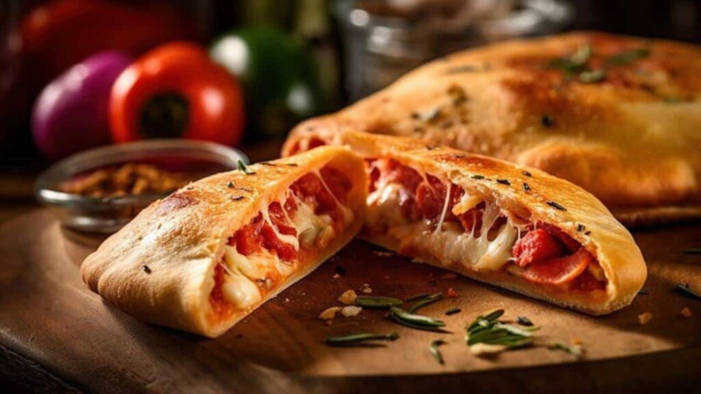 Como fazer calzone caseiro com queijo e presunto