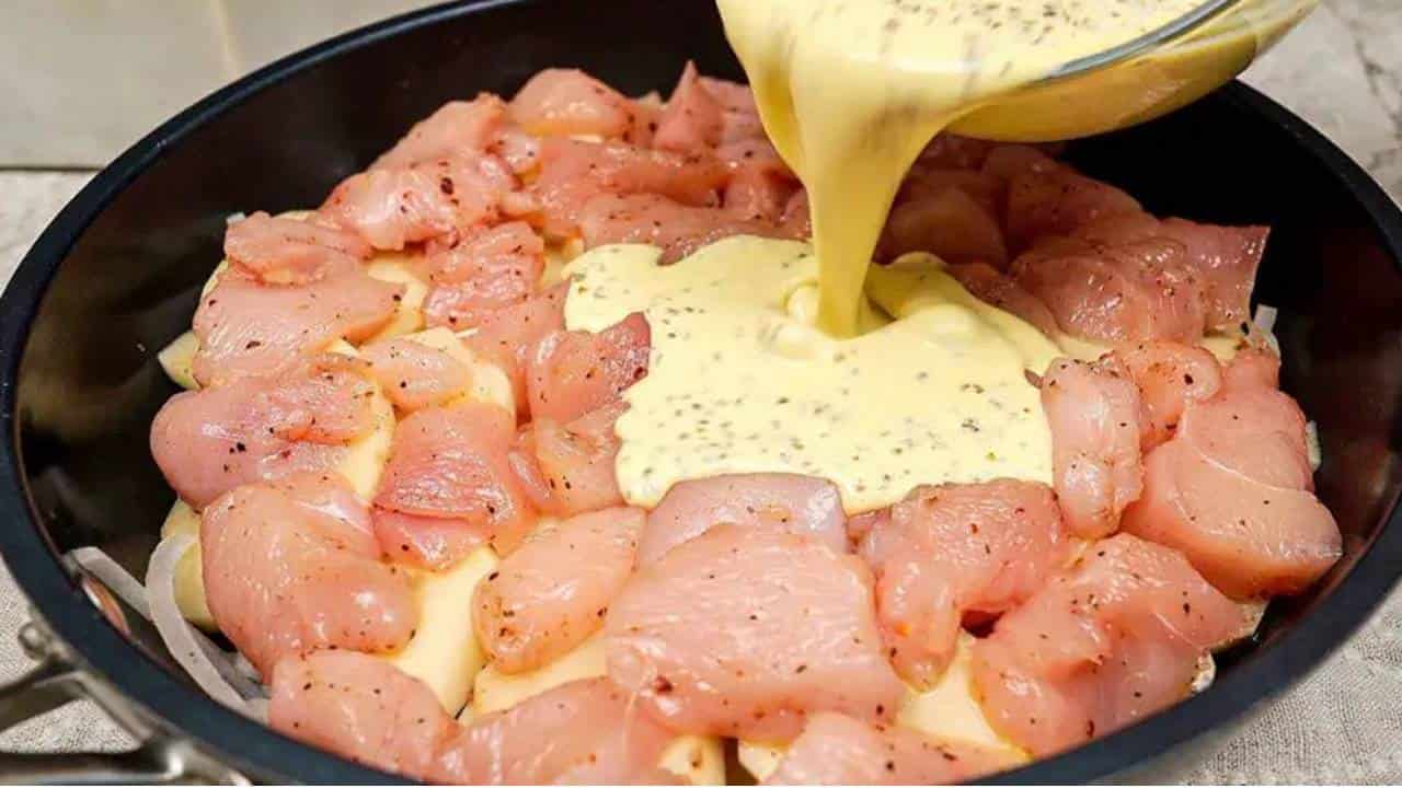 Esta é a receita mais deliciosa de frango com batata