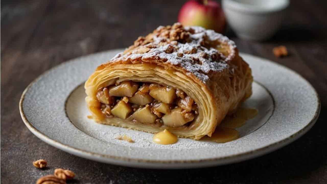 strudel de maçã