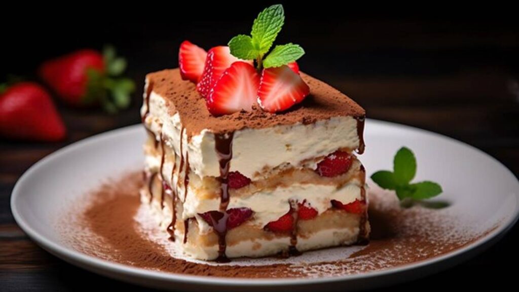 Tiramisu de morango