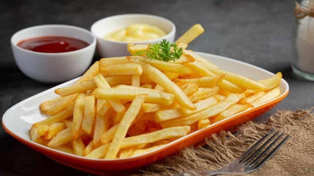 batatas fritas mais crocantes