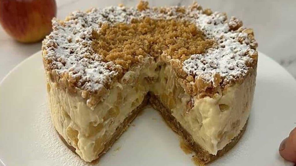 Torta gelada de maçã