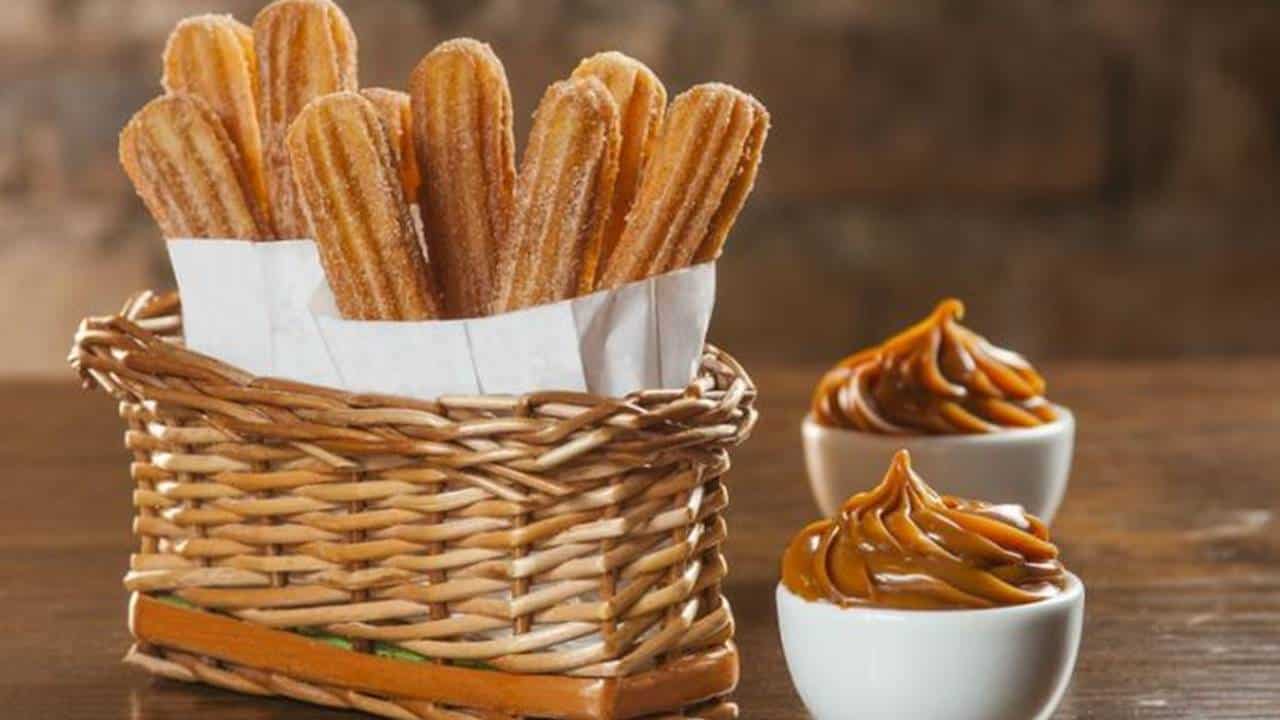 Churros crocantes sem óleo 