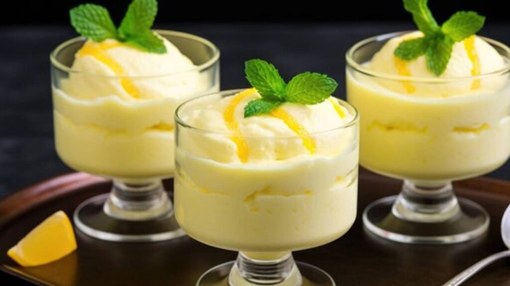 Mousse de limão com cream cheese e leite condensado