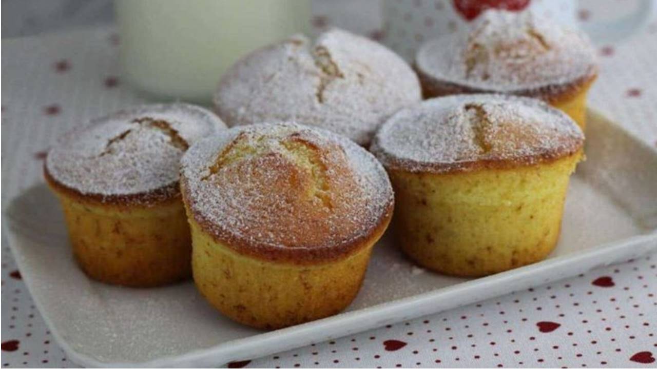 muffins de iogurte grego