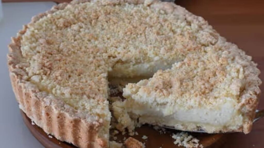 Torta crumble de limão 