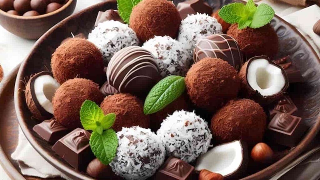 Surpreenda a criançada com deliciosas trufas de coco