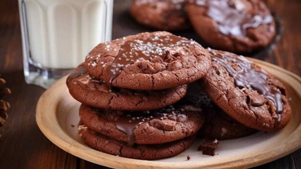 Biscoitos de chocolate e avelã muito deliciosos  