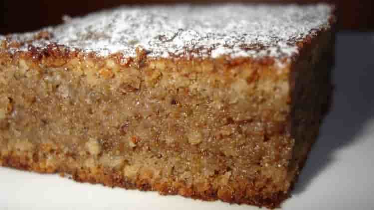 Receita de bolo fondant de nozes