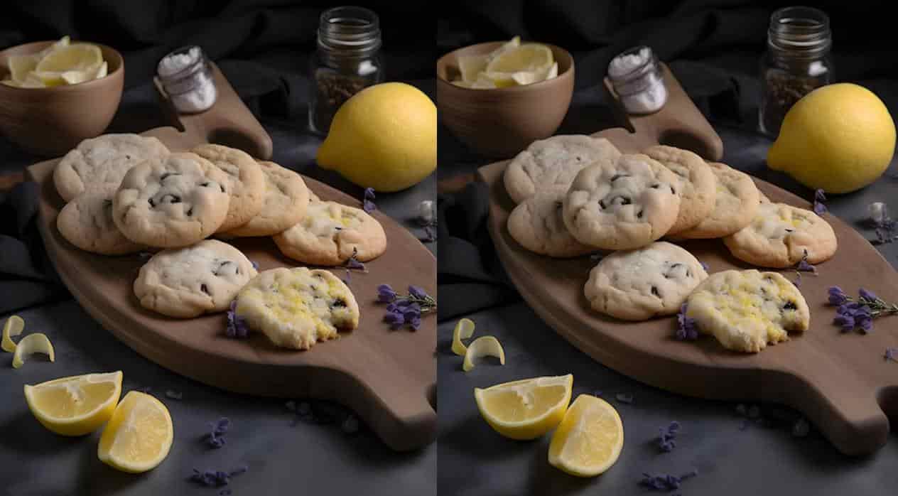 Aprenda a preparar esses biscoitos crocantes com limão e lavanda