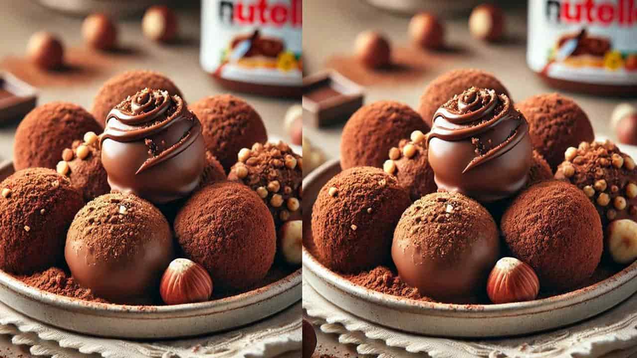 Receita fácil para fazer deliciosas trufas de Nutella