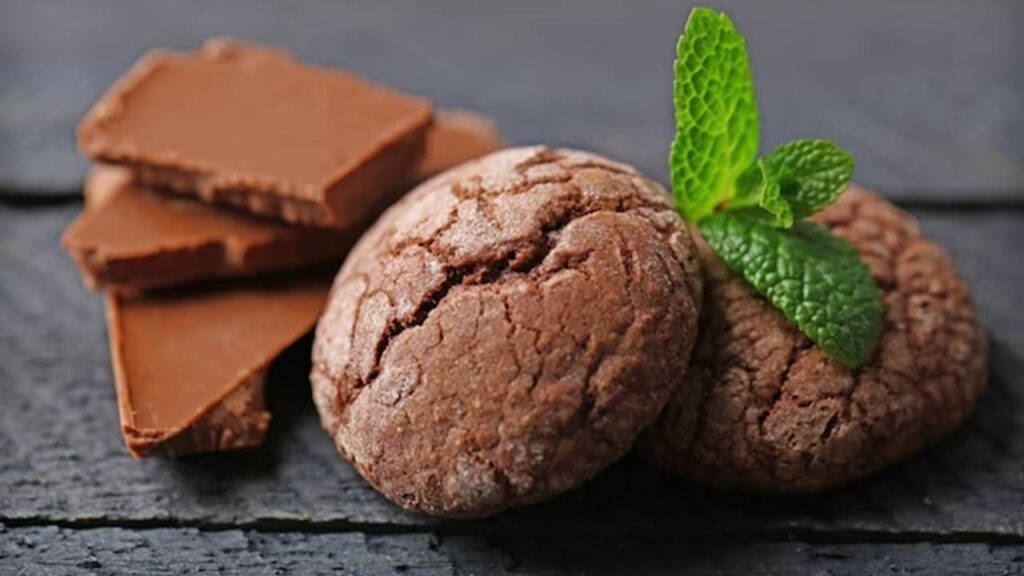 Prepare esta receita de biscoitos de chocolate com menta