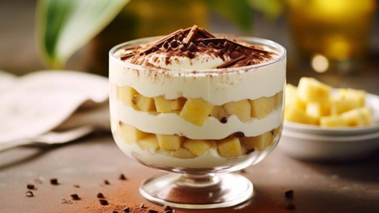 Tiramisu de Abacaxi: uma sobremesa surpreendente e deliciosa