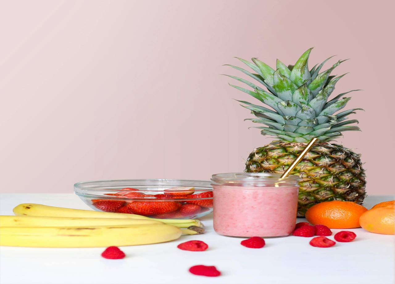 Smoothie de frutas vermelhas